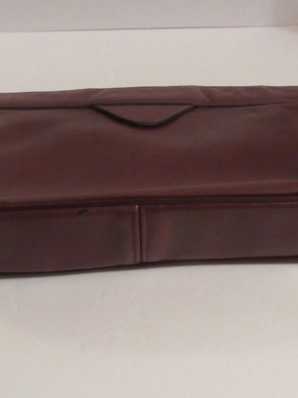 Vintage Aigner Oxblood Leather Clutch Bag Purse